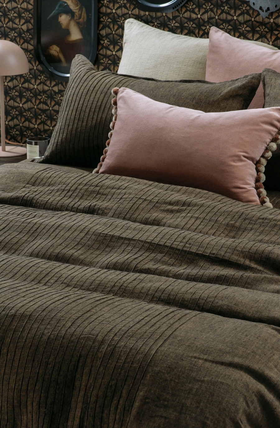 Home Bianca Lorenne kaiyu bronze duvet cover set