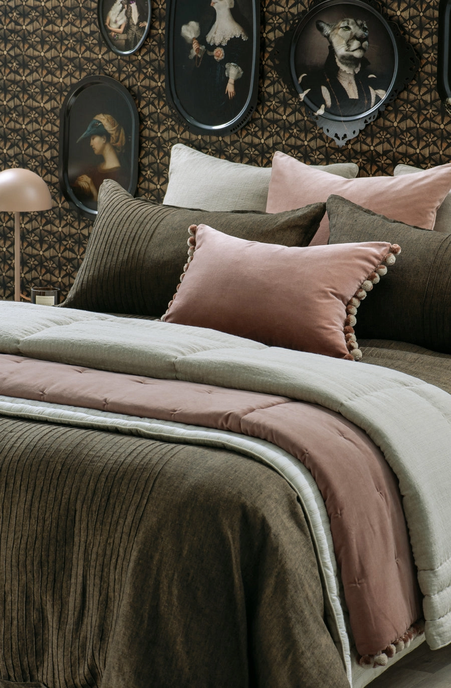 Home Bianca Lorenne kaiyu bronze duvet cover set