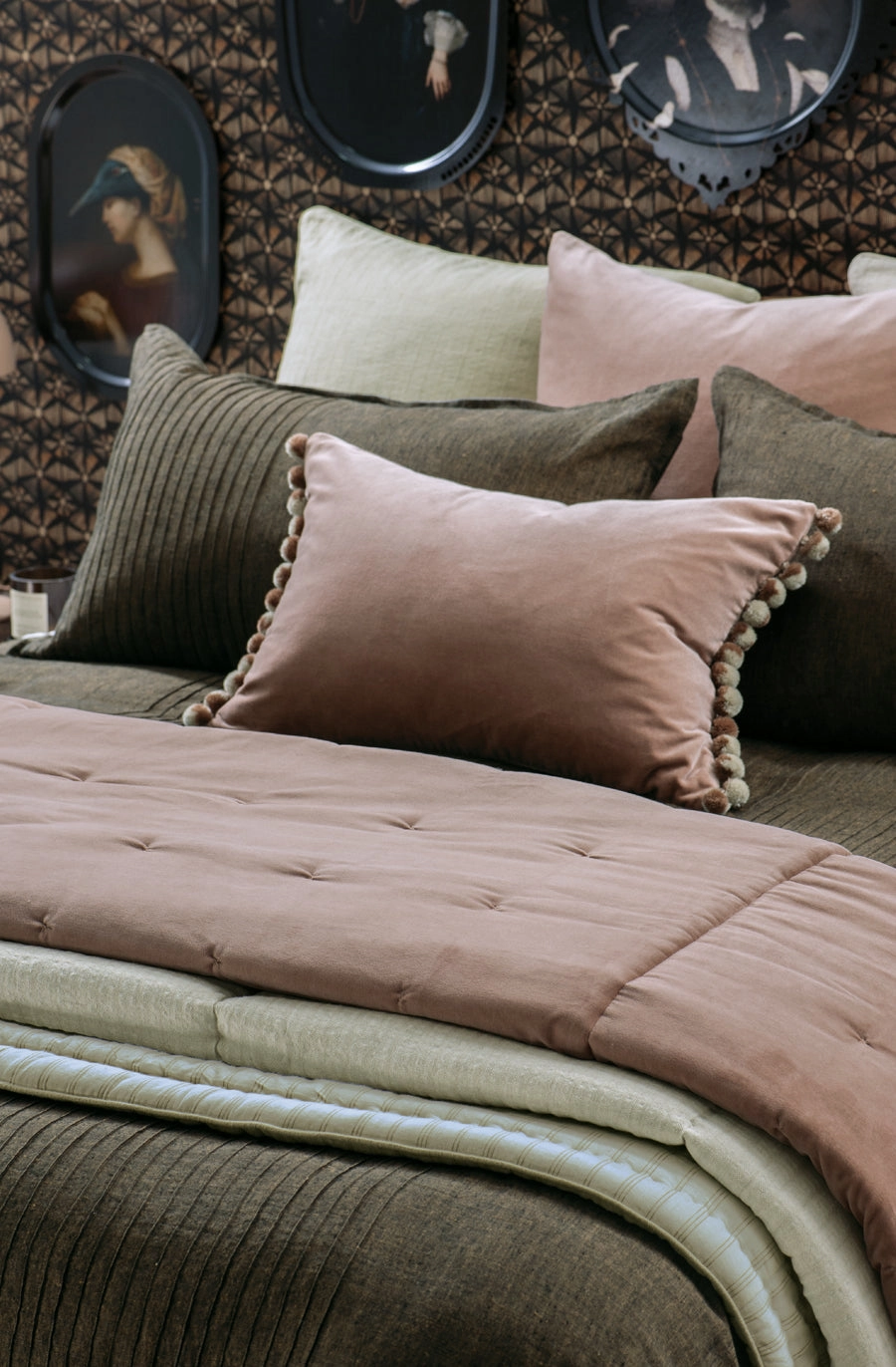 Home Bianca Lorenne kaiyu bronze duvet cover set