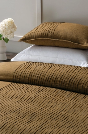 Home Bianca Lorenne kaiyu dark ochre duvet cover set