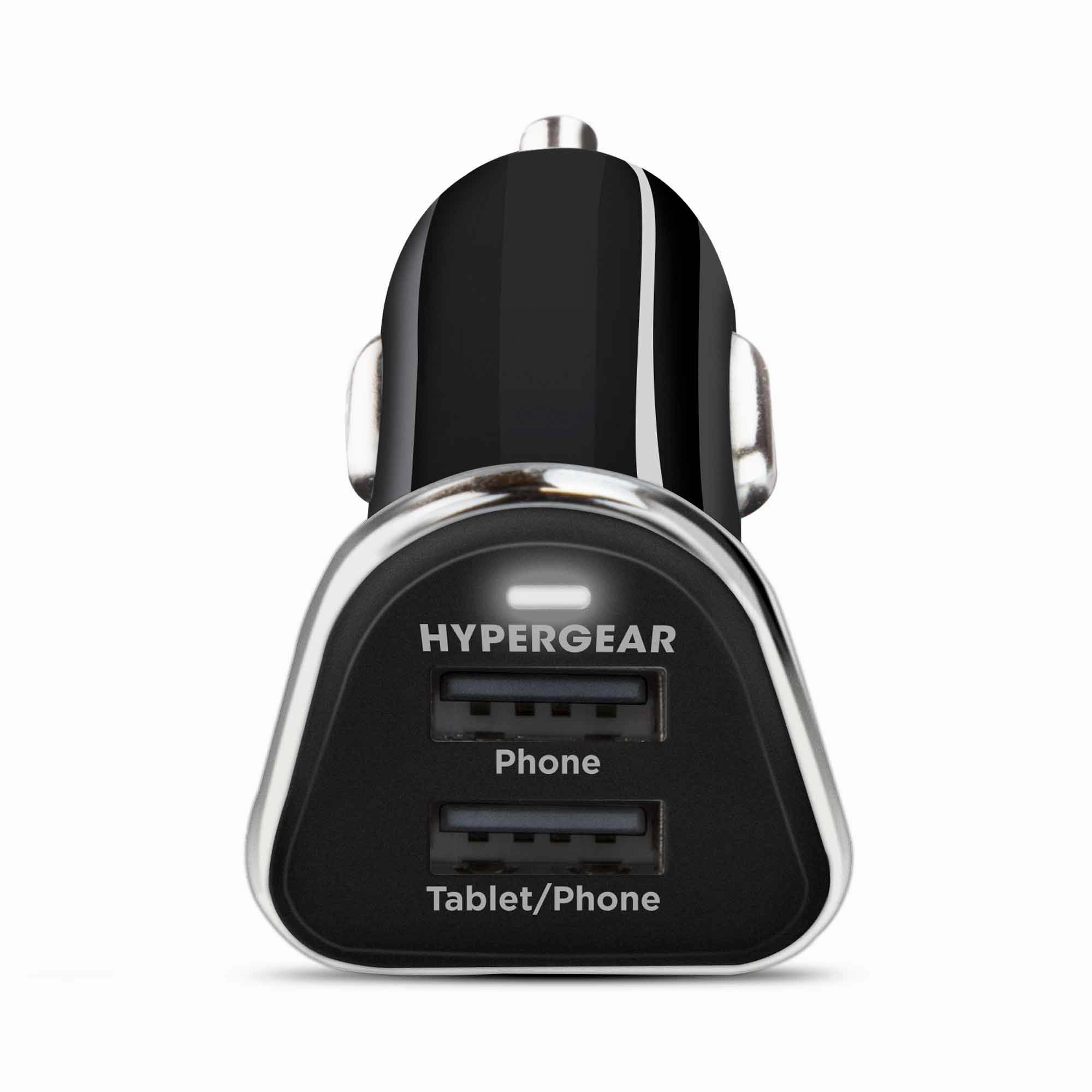 17W Dual Usb Car Charger | Black Trending Now Offer Hot Sale Alert