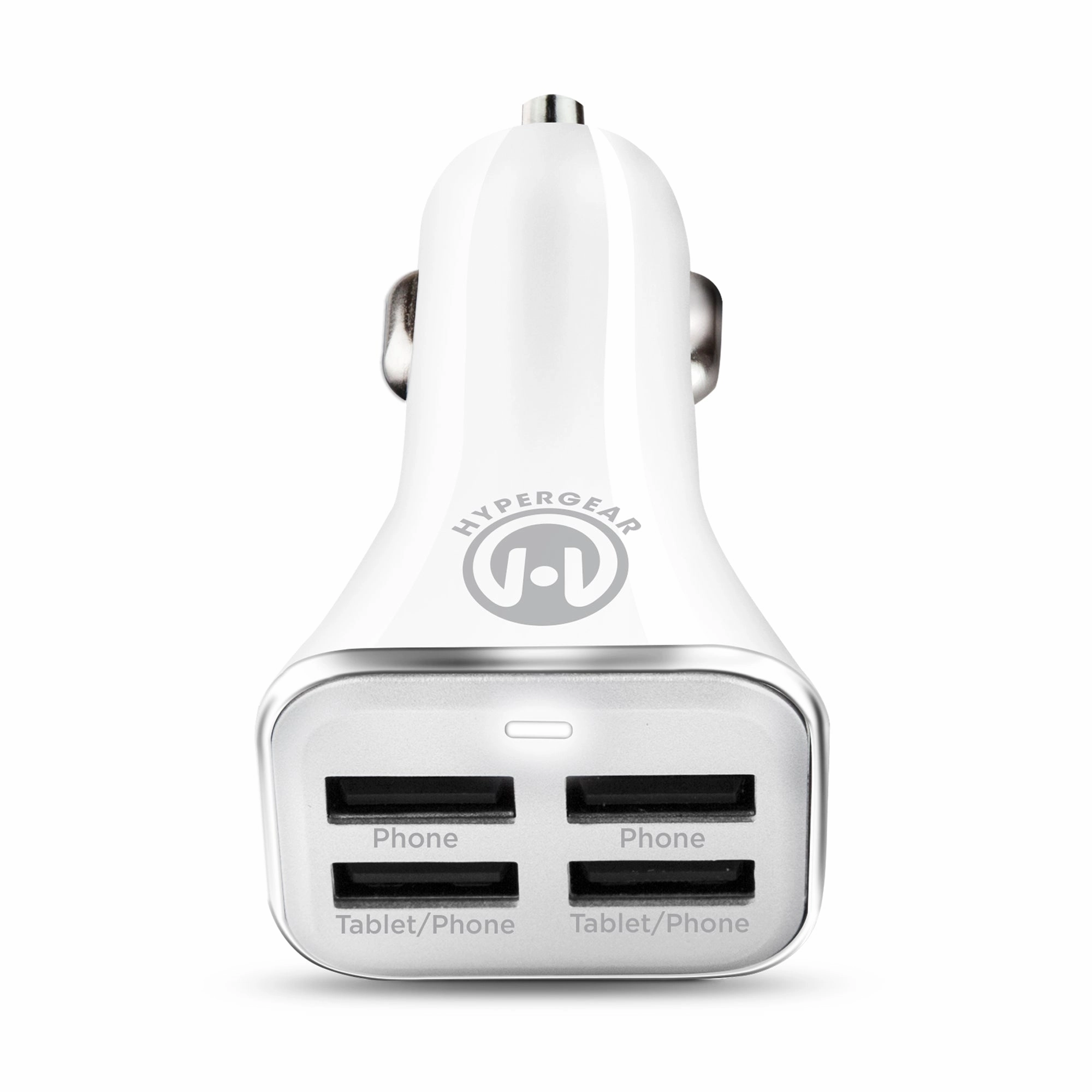 34W Quad Usb Car Charger | White Clearance Event Alert