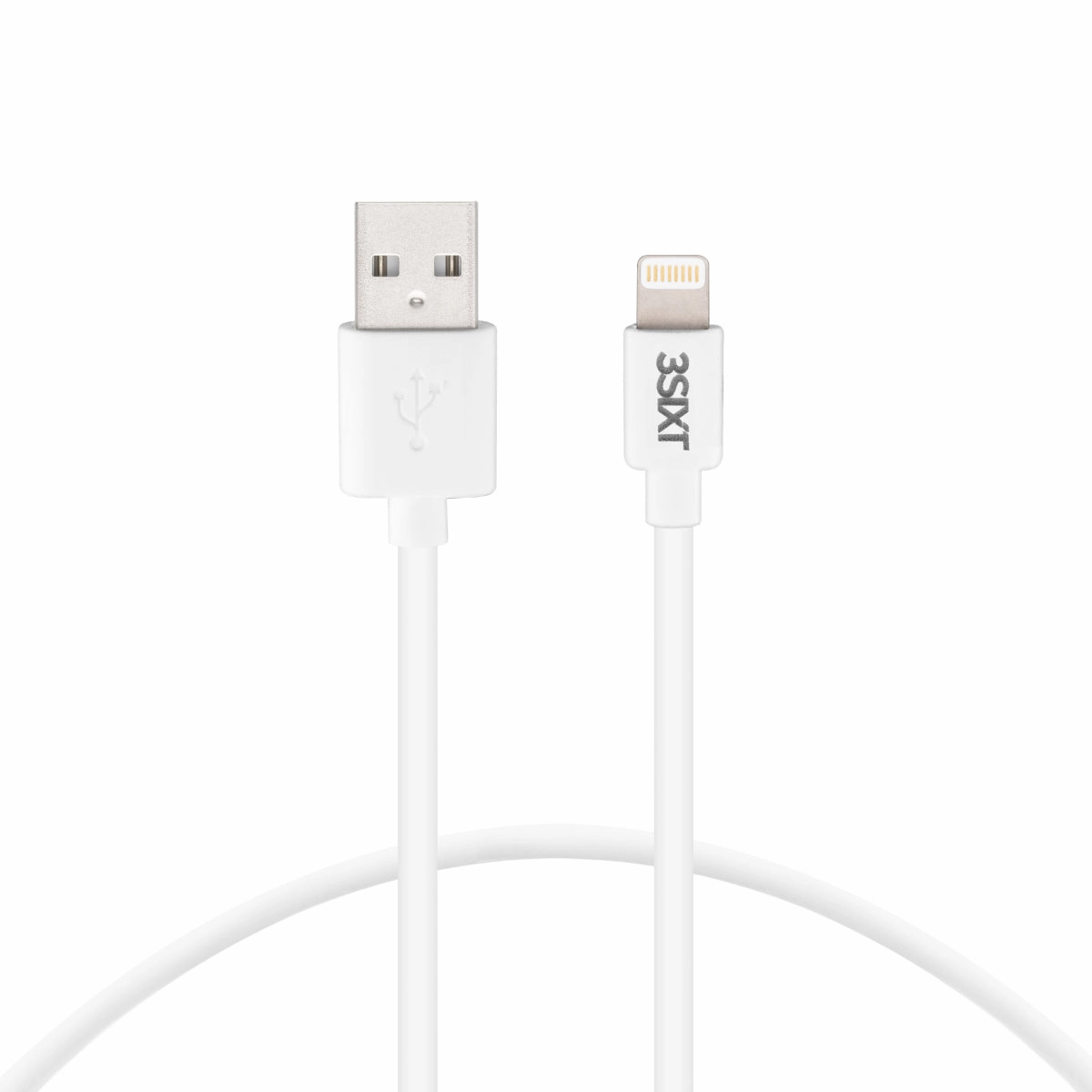 Special Steal Event 3Sixt Charge & Sync Cable - Usb-A To Lightning - 3M - White