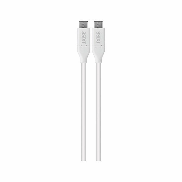 3Sixt Charge & Sync Cable - Usb-C To Usb-C 3.1 - 1M - White Todays Mega Savings Shop Hot Picks