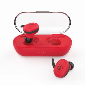 Active True Wireless Earbuds Usb-C Red Perfect Gift Offer