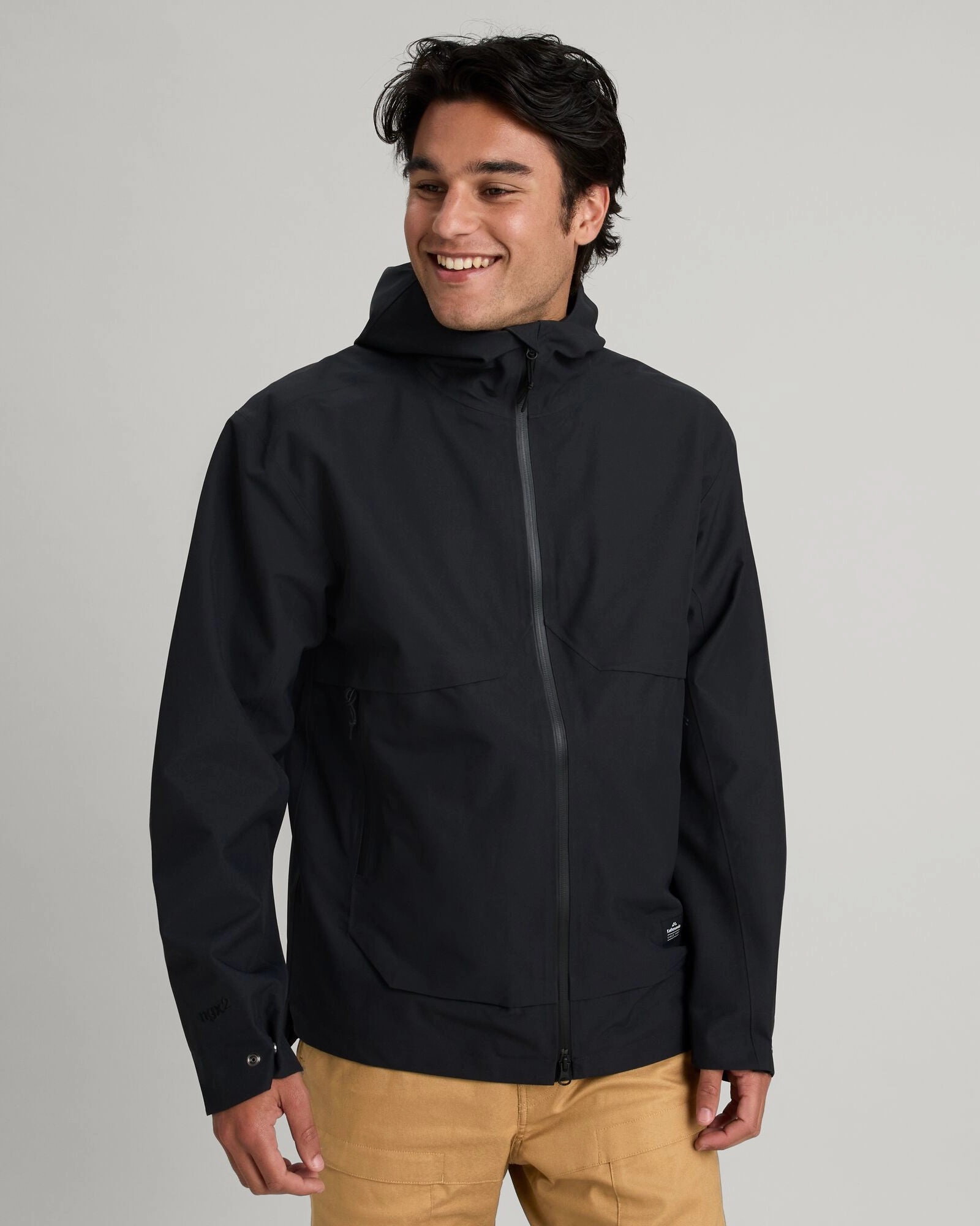 Shop Save Big Amphi Men'S Rain Jacket - Black