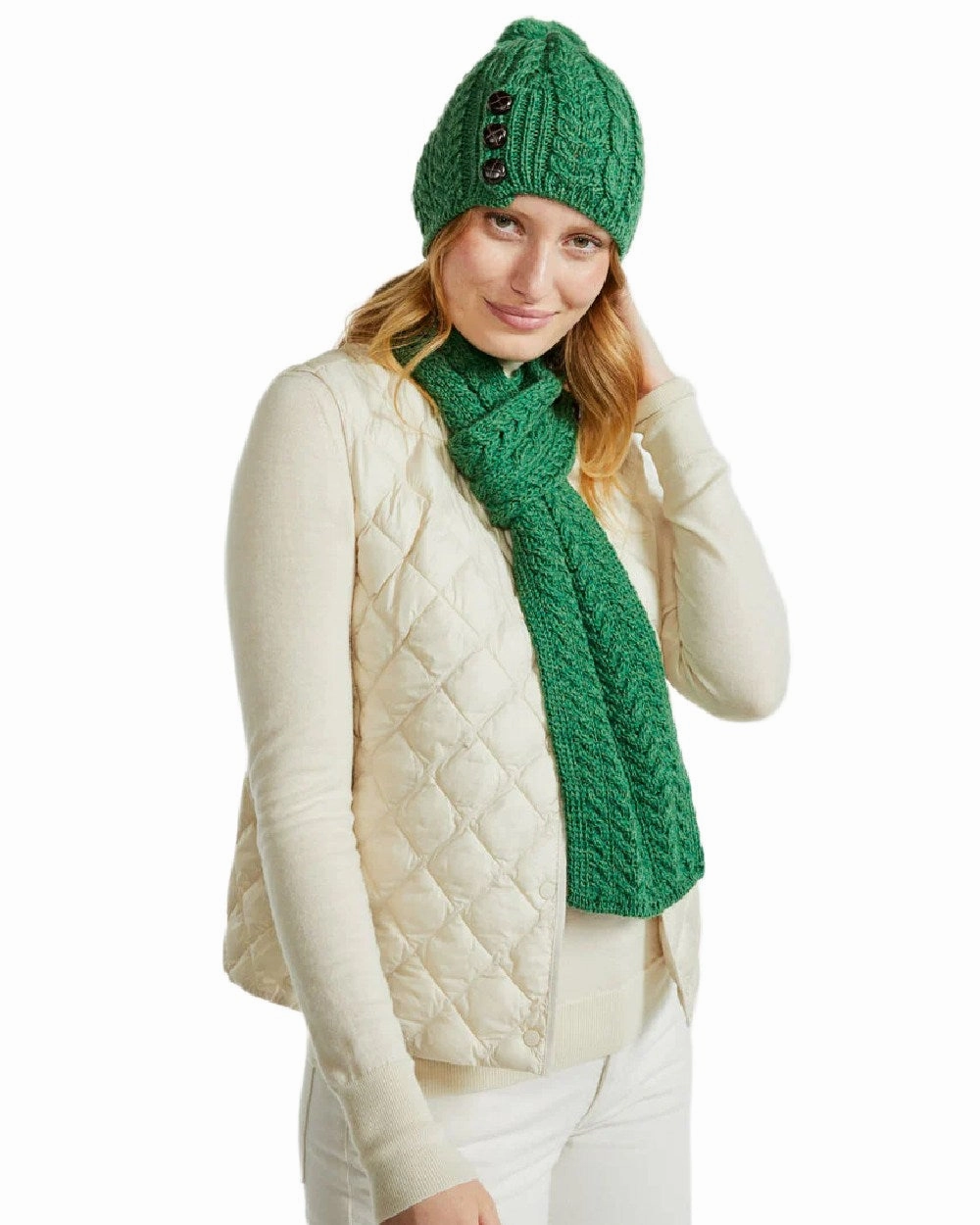 Aran Womens Cong Hat With Pom Pom Dont Miss These Savings