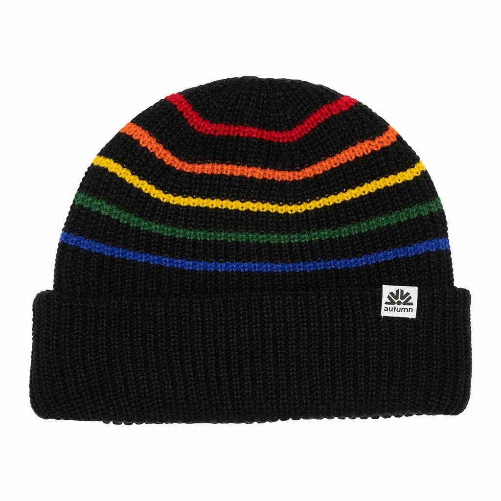 Special Deal Frenzy Flash Deal Today Autumn Retro Beanie - Black