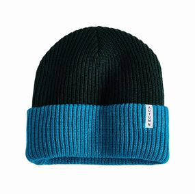 Autumn Youth Blocked Beanie - Teal Trending Hot Deal