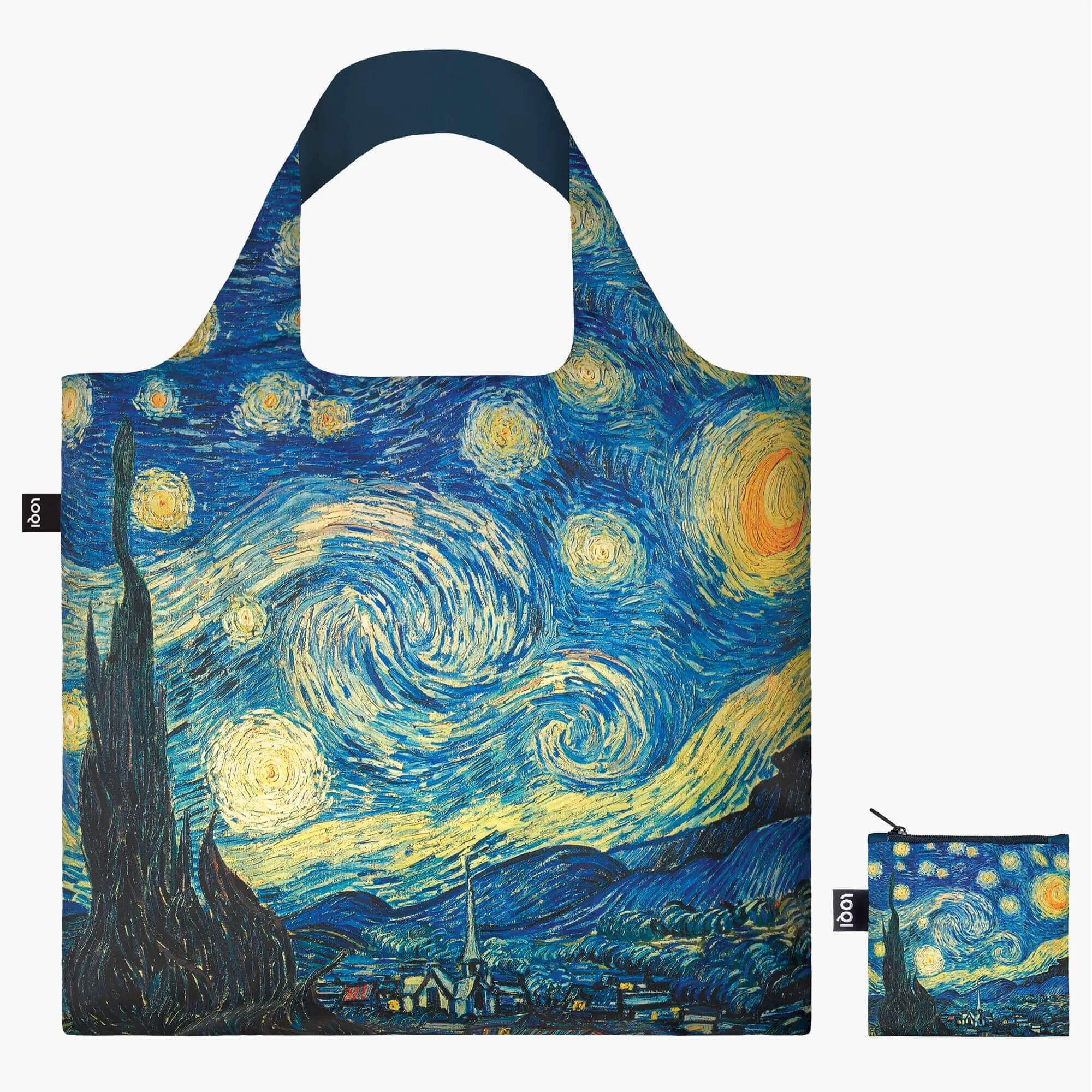 Hot Sale Today Loqi Tote Bag With Zip Pouch - Vincent Van Gogh - The Starry Night
