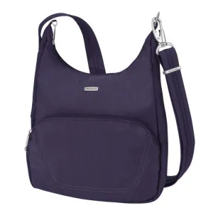 Clearance Blowout Flash Pick Today Travelon 42457 Anti-Theft Classic Essential Messenger Bag Purple
