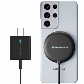 Dont Wait Save Today Gift Ideas Galore Tswireless 15W Charger Pad Suction W/ Wall Charger