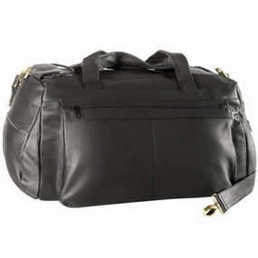 Derek Alexander Leather Duffle Bag Twin Top Zips MustHave Deal