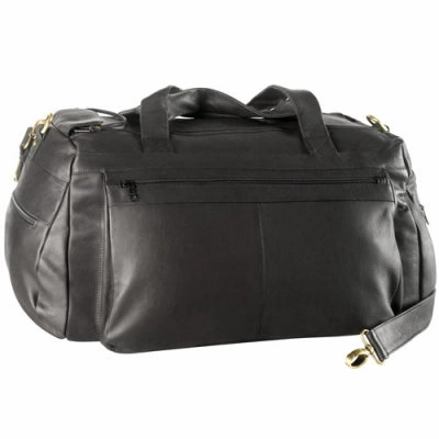 Derek Alexander Leather Duffle Bag Twin Top Zips Mega Discount Today