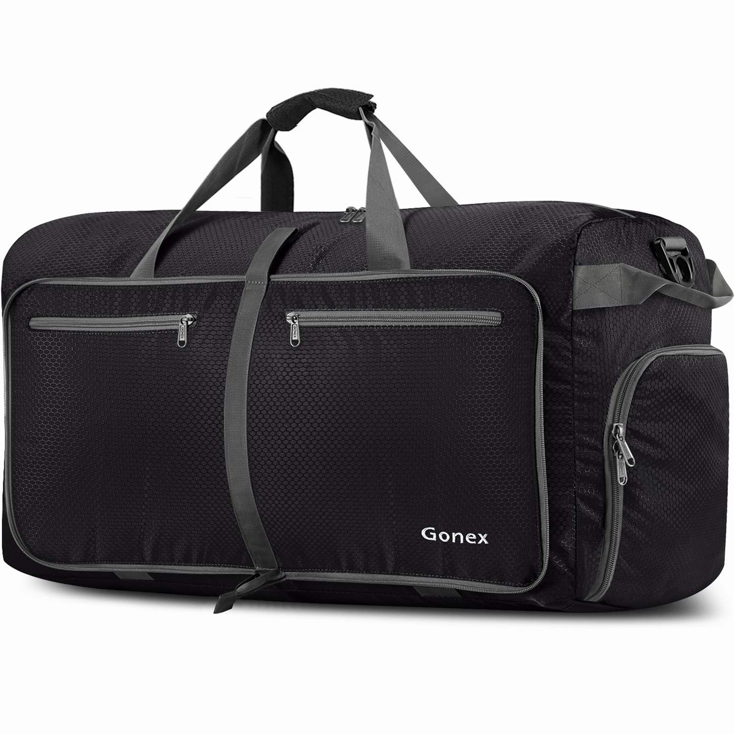 Todays Mega Savings Sale Ending Soon Gonex 60L Collapsible Duffel Bag With Shoes Compartment