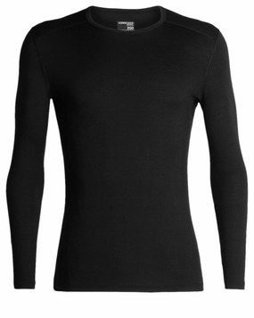 Grab Save Today Icebreaker Mens Merino 200 Oasis Crewe Thermal Top