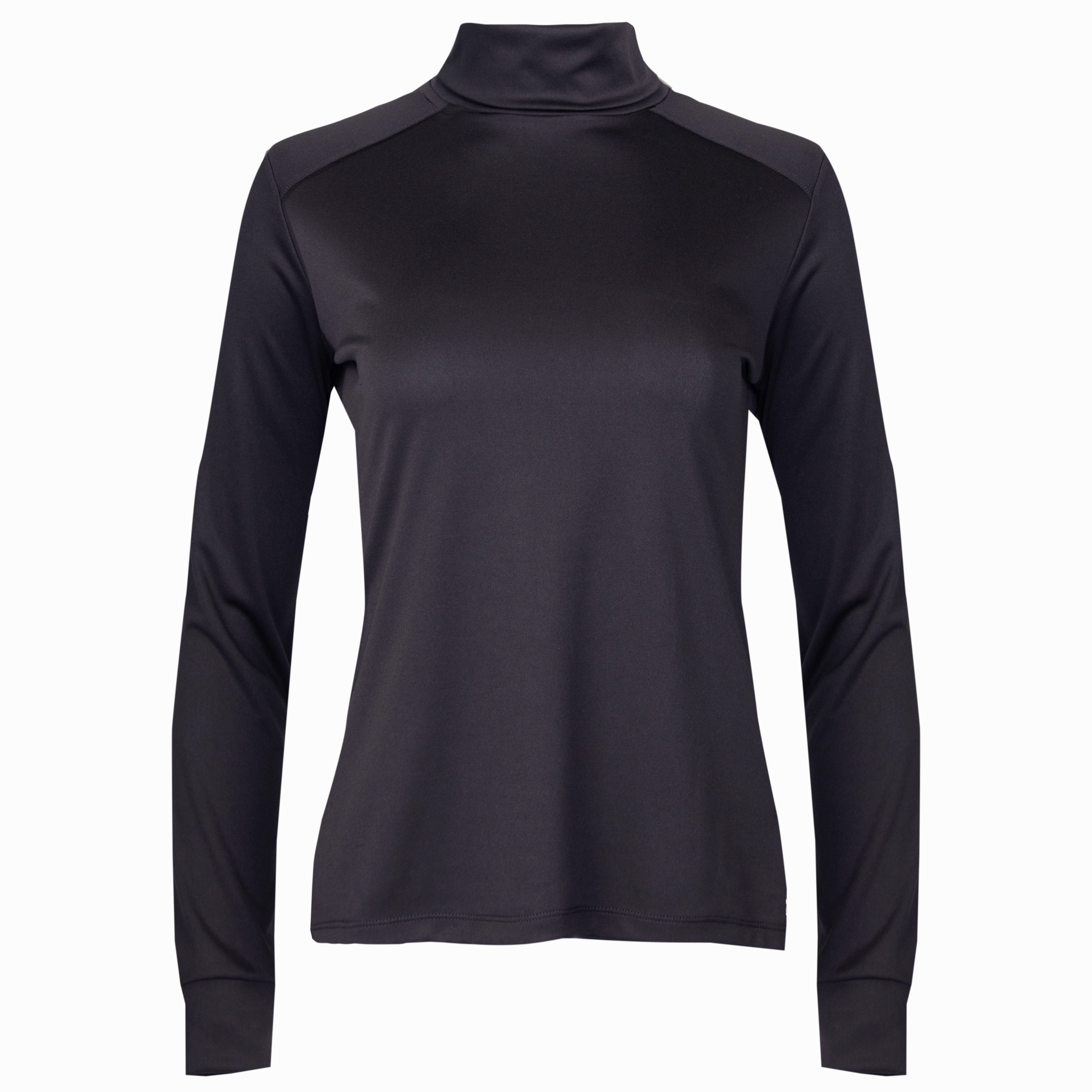 Price Drop Today Women'S Peach Skins Solid T-Neck - Black