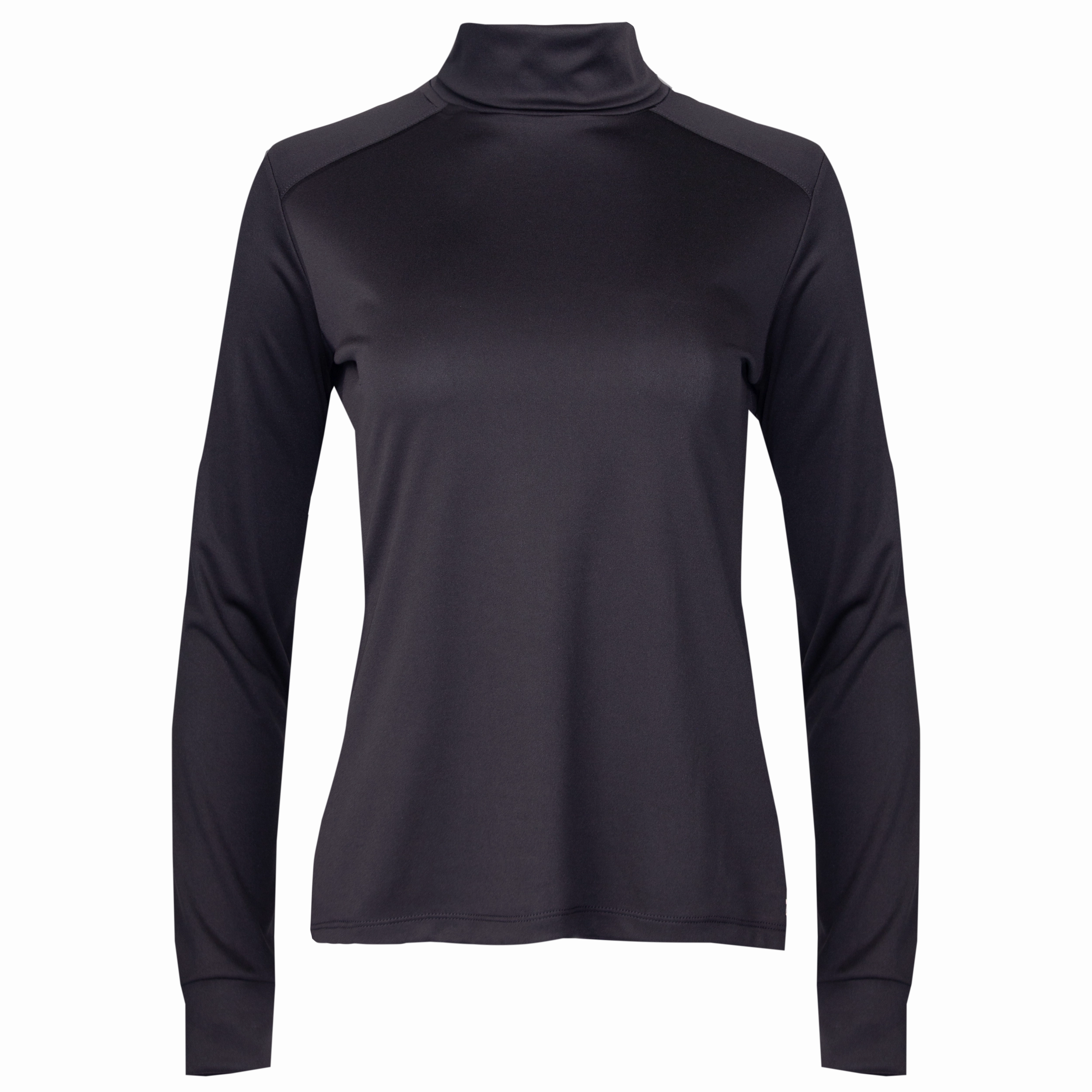 Women'S Peach Skins Solid T-Neck - Black Trending Savings Now Save Big Online