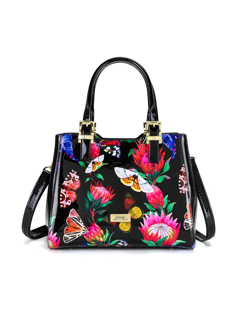 Serenade - Sn56-0160 Winslet Grip Leather Handbag Surprise Discount Today
