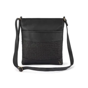 Big Hot Sale Verona - Vcb-0010 Crossbody Leather Sidebag - Black