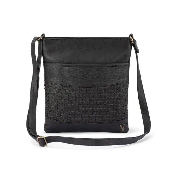 Big Hot Sale Verona - Vcb-0010 Crossbody Leather Sidebag - Black