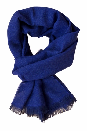 Blue Cashmere Scarf Trending Offer Today