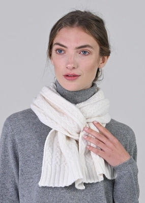 Cashmere Cable Scarf GiftWorthy Sale