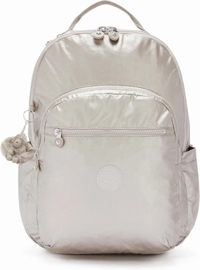 Kipling Seoul Extra Large  Metallic 17" Laptop Backpack - Metallic Glow Dont Miss This Offer Flash Sale Now