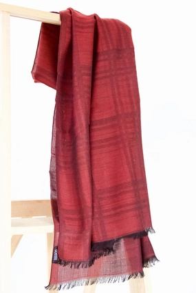 Flash Offer Today Bordeaux Scarf In Exclusive Quality