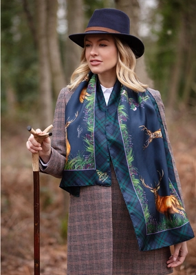 Big Savings Alert Perfect Gift Offer Caledonia Classic Silk Scarf