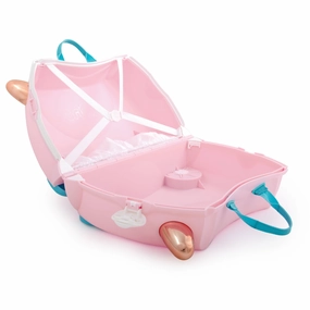 Trunkie - Flossie Flamingo Ride On Luggage Shop the Savings