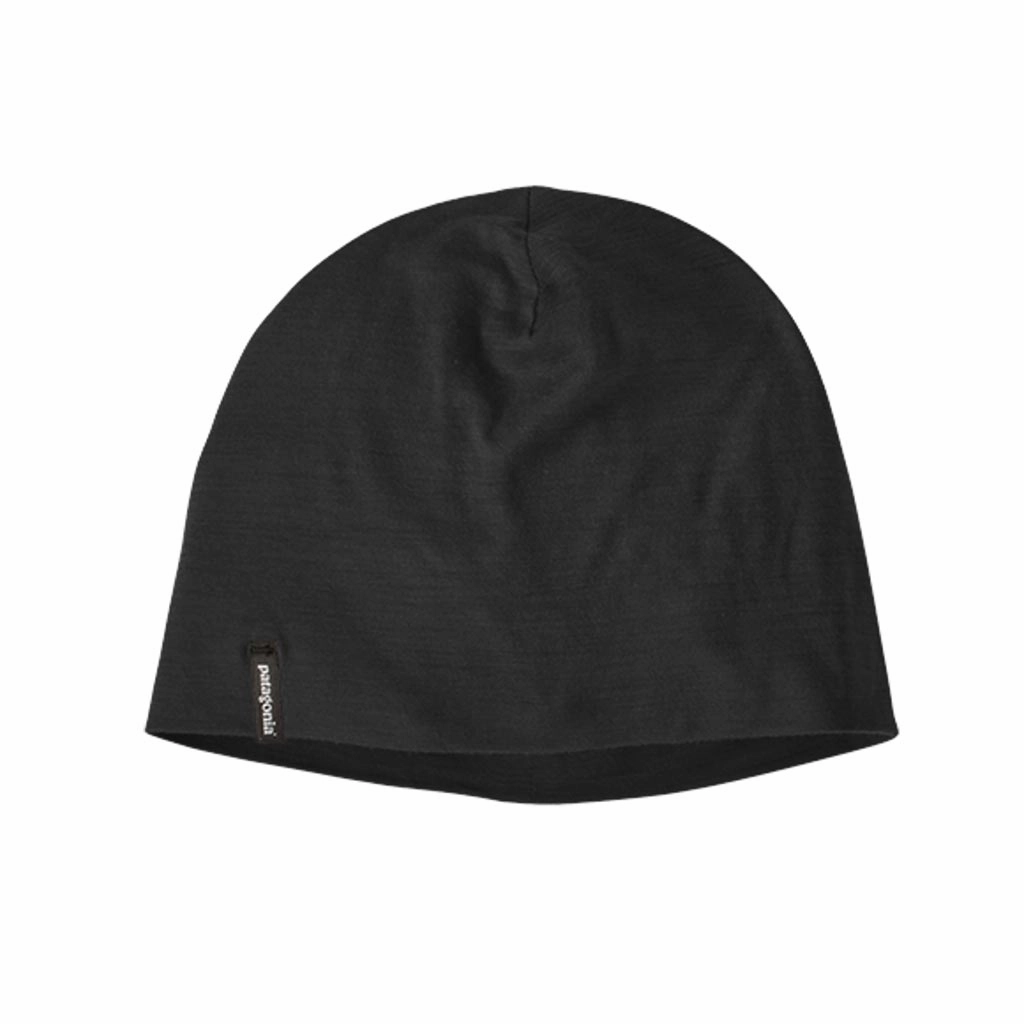 Patagonia Overlook Merino Wool Liner Beanie - Black Limited Time Hot Deal Price Slash Today