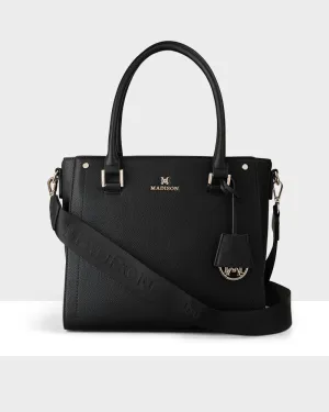 Today Only Hot Pick Angie Medium 3 Compartment Satchel Bag   Monogram Bag Strap