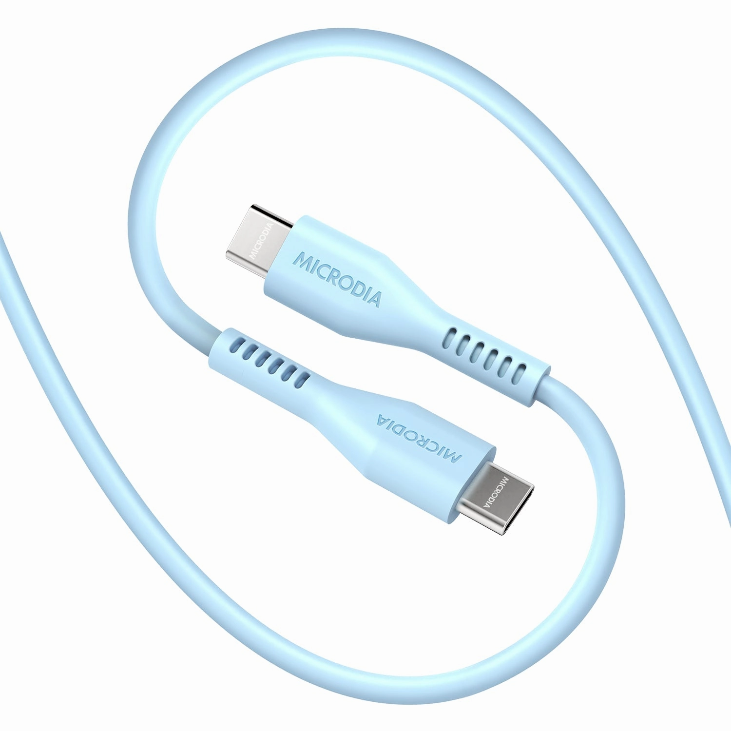 Microdia Fruitywire Liquid Silicon Pd60W Usb-C To Usb-C Charge & Sync Cable Trending Deals Today