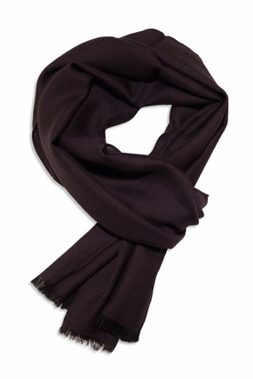 Black Cashmere Scarf In Herringbone Weave Big Price Drop Limited Offer Alert