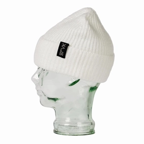Blak Fluffa Beanie - White Limited Time Discount