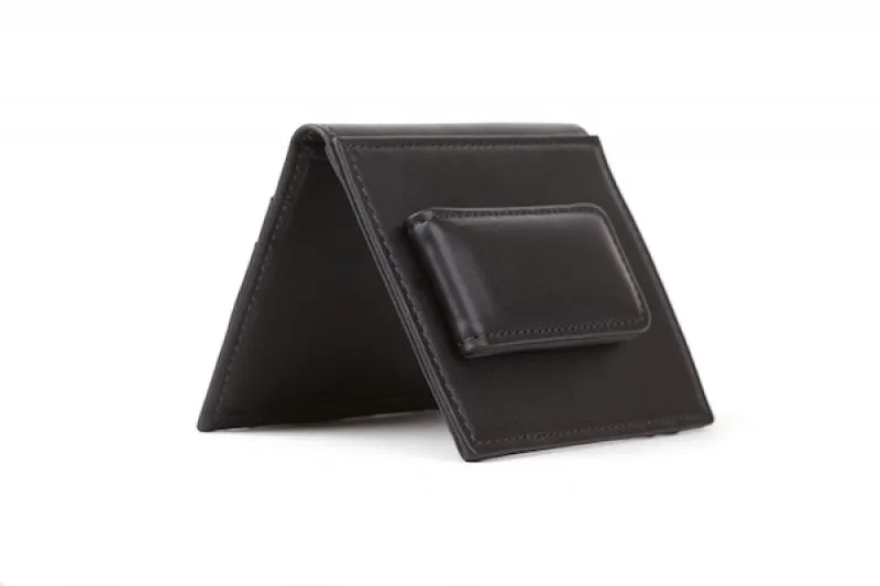 Bosca Front Pkt Wallet W/Magnetic Clip Napa Vitello Instant Savings Inside