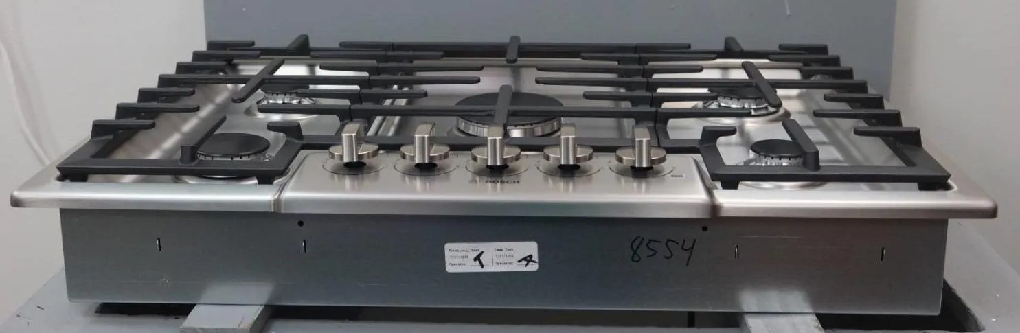 Bosch 800 Series 30" 5 Sealed Burner OptiSim Burner SS Gas Cooktop NGM8056UC