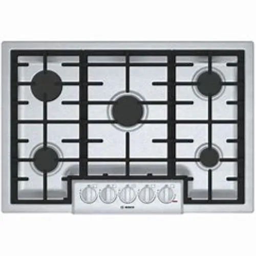 Bosch 800 Series 30" 5 Sealed Burner OptiSim Burner SS Gas Cooktop NGM8056UC