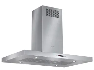 Bosch 800 Series 42" 4-Speed 600 CFM Blower Island Chimney Range Hood HIB82651UC