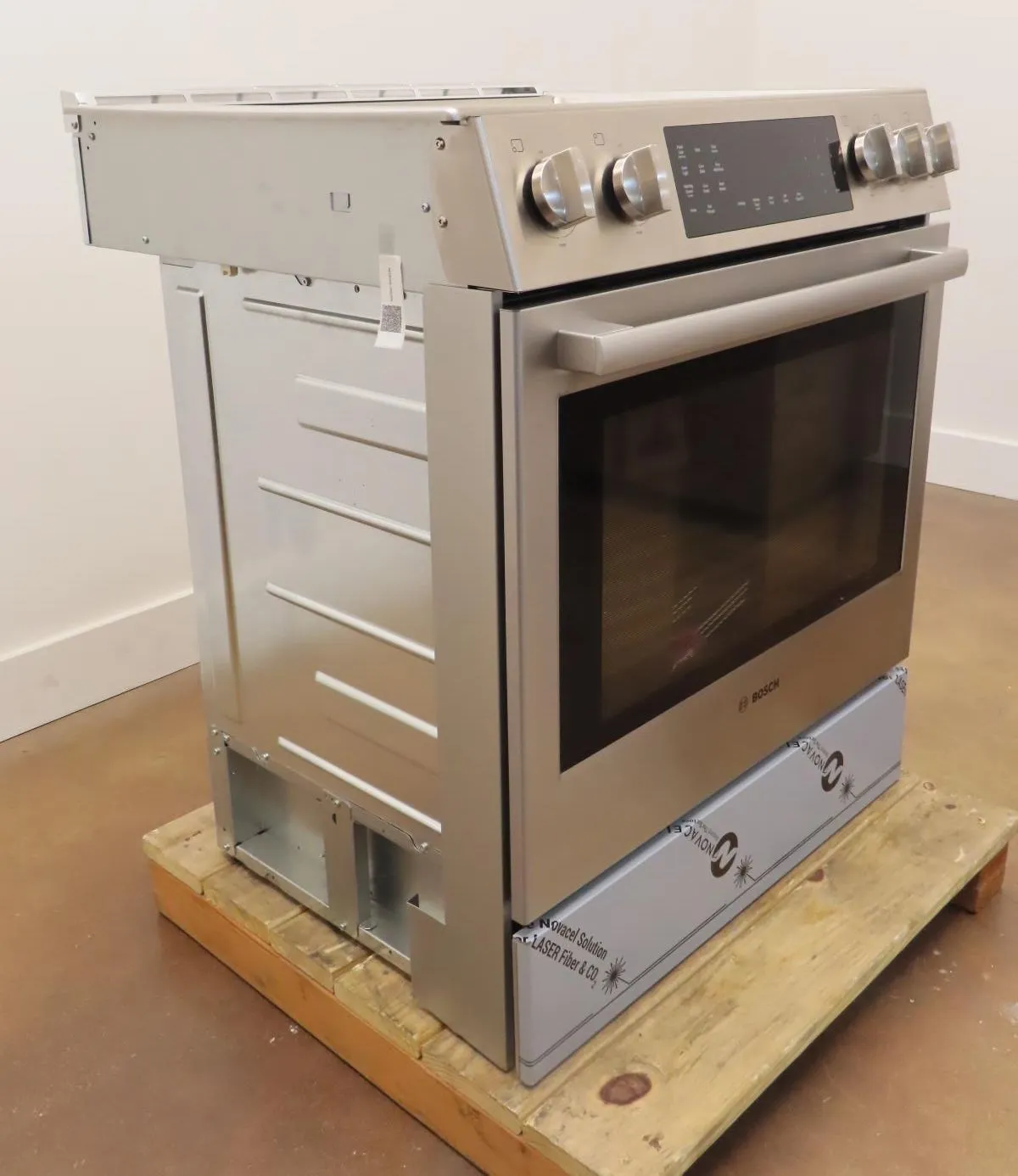 Bosch 800 Series HDI8056U 30" Slide-In Dual Fuel Stainless Steel Range