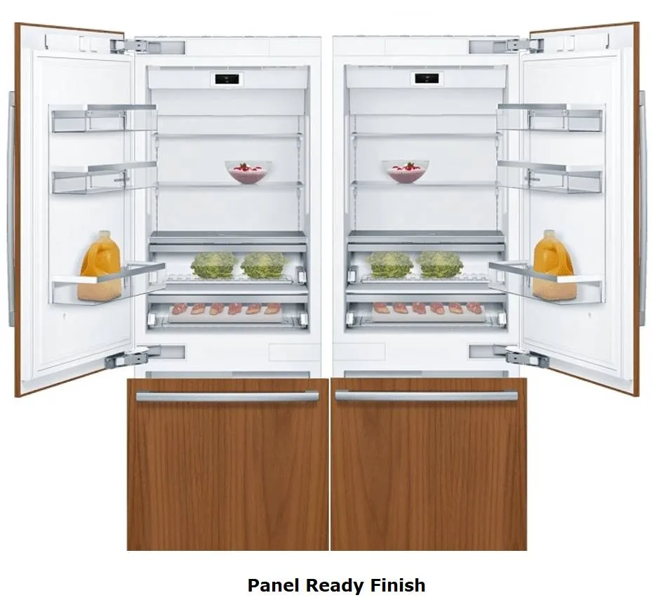 Bosch Benchmark Series 60" PR Bottom Mount Smart Refrigerator Set B30IB905SP