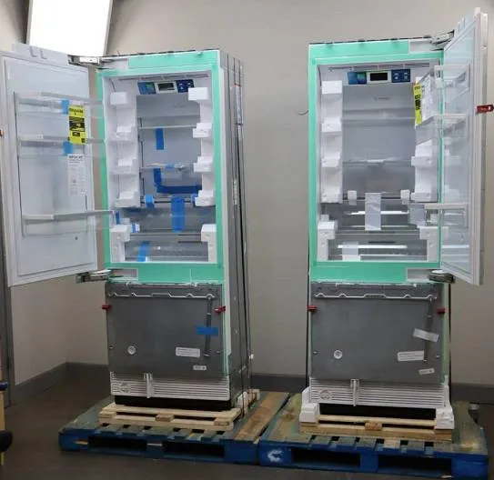 Bosch Benchmark Series 60" PR Bottom Mount Smart Refrigerator Set B30IB905SP