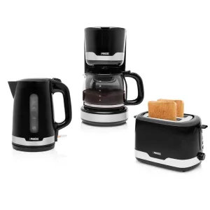 Breakfast Set Toaster In Black With A Stainless Steel Finish Jug Kettle Stainless
