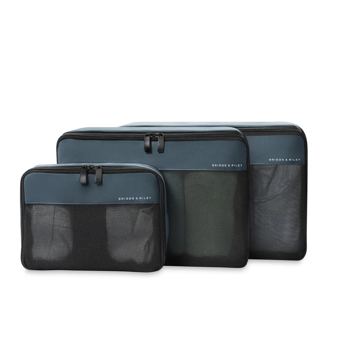 Online Exclusive Savings Briggs & Riley Carry On Compression Packing Cube Set New