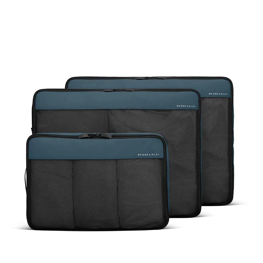 Hot Offer Frenzy Clearance Alert Now Briggs & Riley Check In Compression Packing Cube Set New