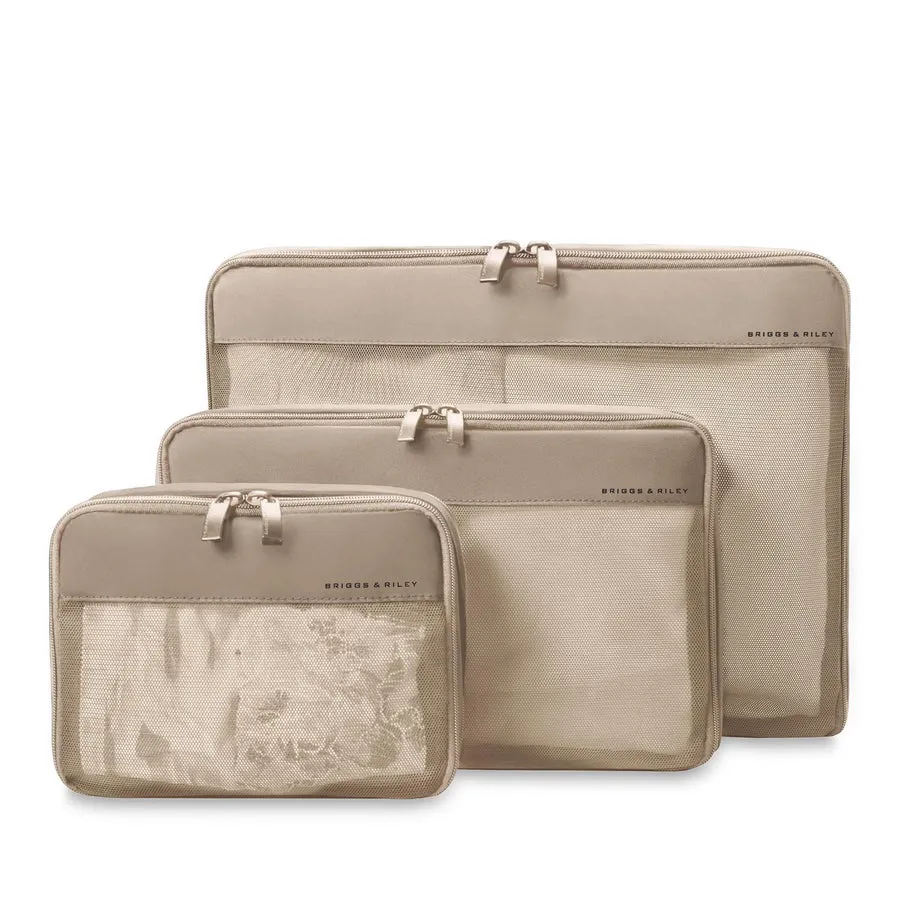 Daily Clearance Deal Trending Offer Today Briggs & Riley Check In Compression Packing Cube Set New