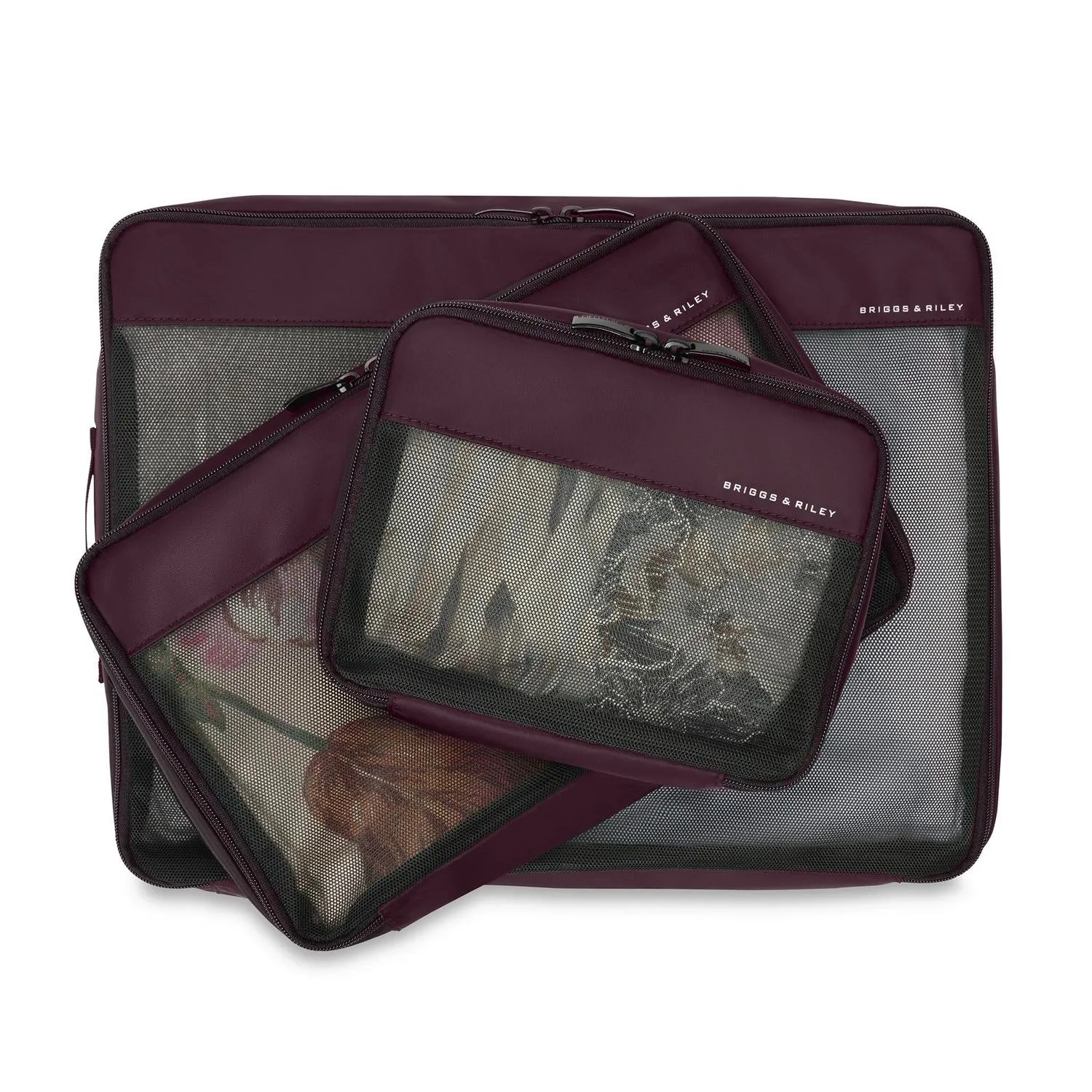 Instant Hot Deal Clearance Blowout Briggs & Riley Check In Compression Packing Cube Set
