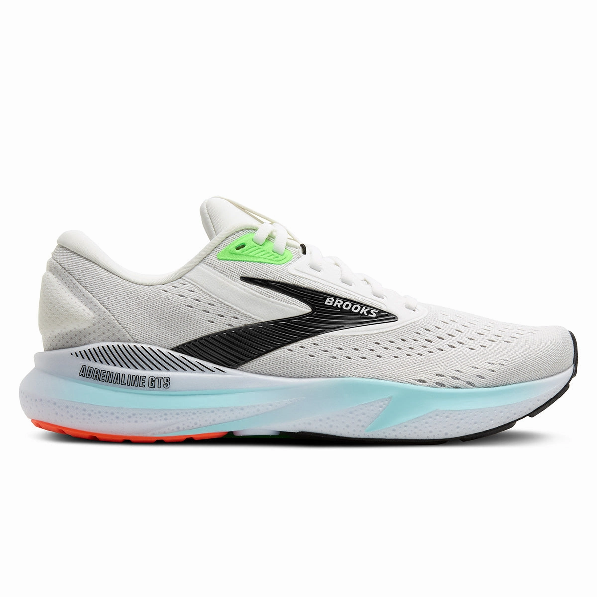 Brooks Adrenaline Gts 24 Mens | White/Gecko/Atomizer Big Savings Today