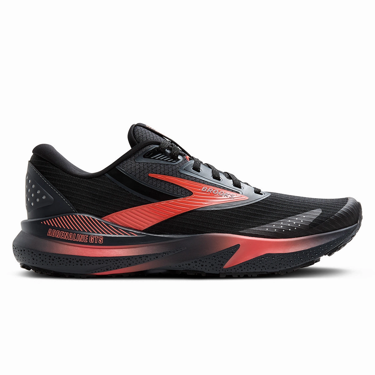 Brooks Adrenaline Gts 24 Weatherized Womens | Black/Ebony/Hot Coral Dont Miss Big Savings